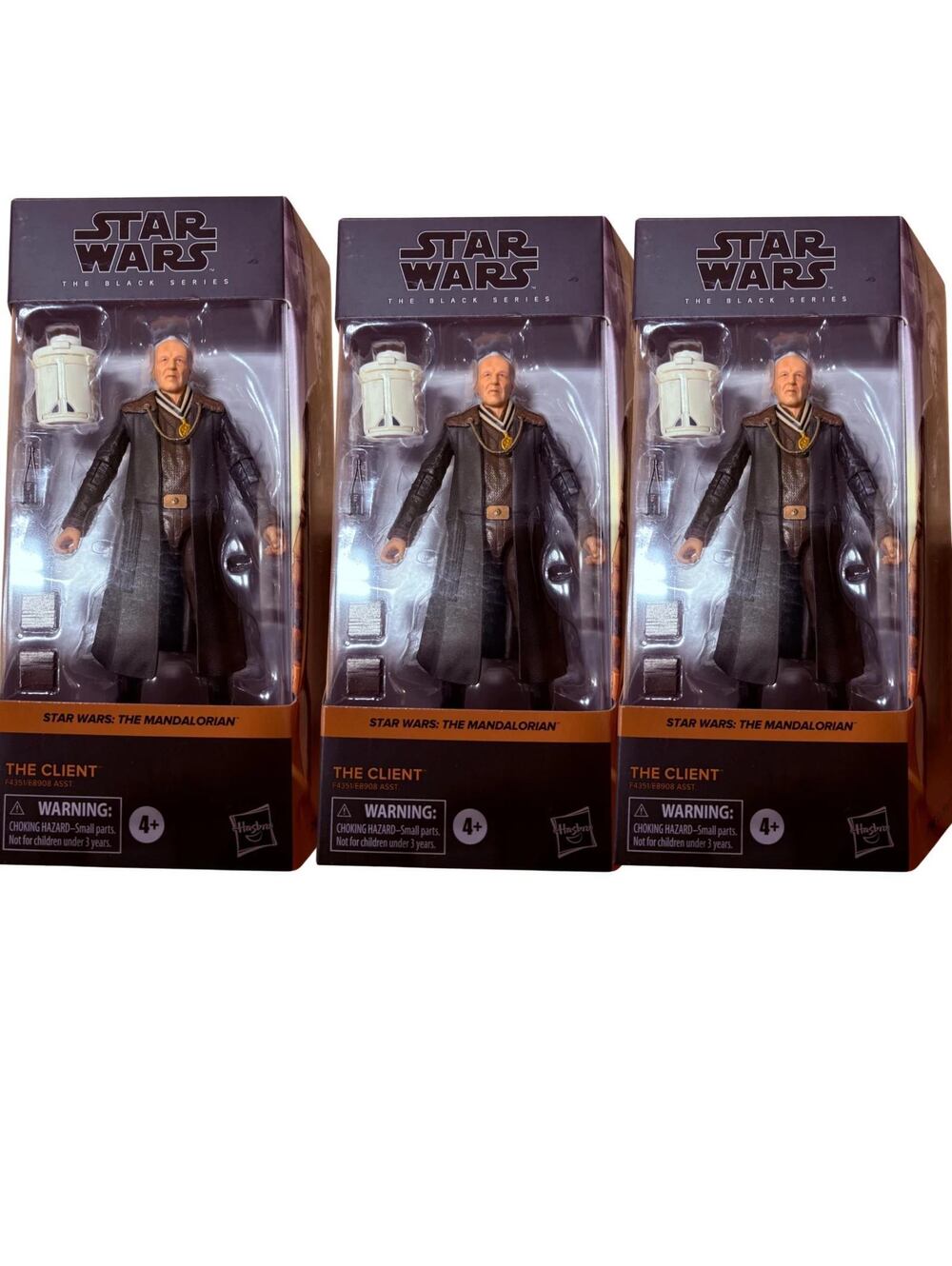 Star Wars Black Series The Mandalorian The Client 6" Action Figure 3 Pack New